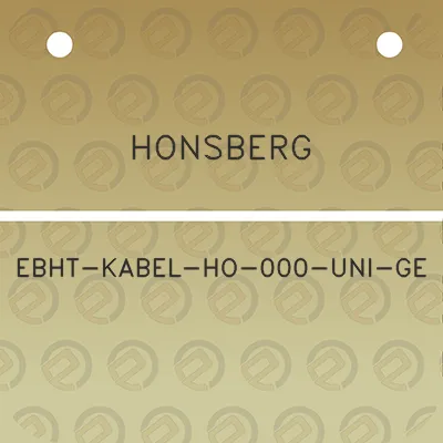 honsberg-ebht-kabel-ho-000-uni-ge