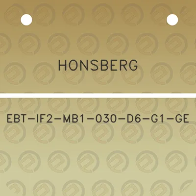 honsberg-ebt-if2-mb1-030-d6-g1-ge