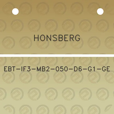 honsberg-ebt-if3-mb2-050-d6-g1-ge