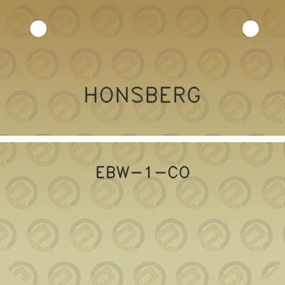 honsberg-ebw-1-co