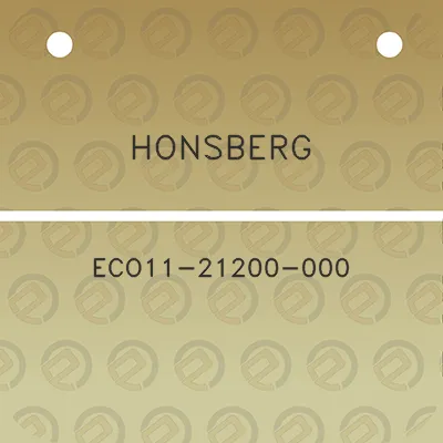 honsberg-eco11-21200-000