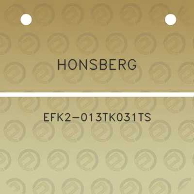 honsberg-efk2-013tk031ts