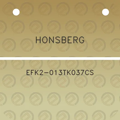 honsberg-efk2-013tk037cs