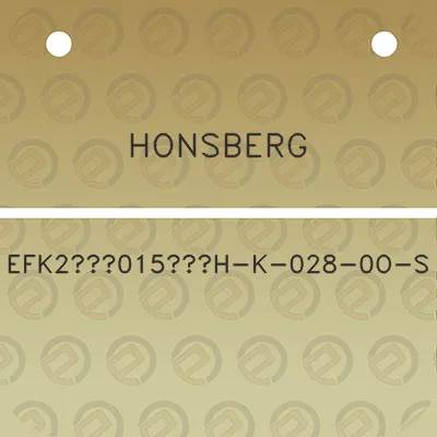 honsberg-efk2015h-k-028-0o-s