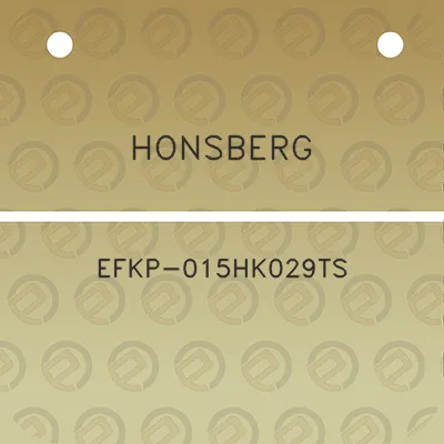 honsberg-efkp-015hk029ts