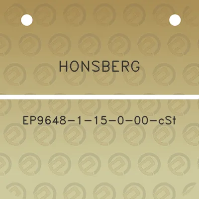 honsberg-ep9648-1-15-0-00-cst