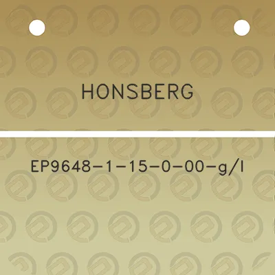 honsberg-ep9648-1-15-0-00-gl