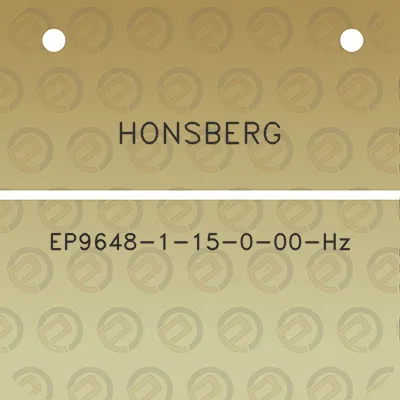 honsberg-ep9648-1-15-0-00-hz