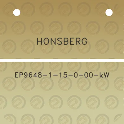 honsberg-ep9648-1-15-0-00-kw