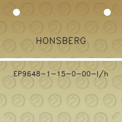 honsberg-ep9648-1-15-0-00-lh