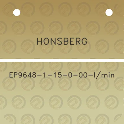 honsberg-ep9648-1-15-0-00-lmin