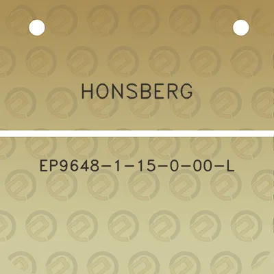 honsberg-ep9648-1-15-0-00-l