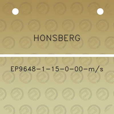 honsberg-ep9648-1-15-0-00-ms