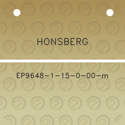 honsberg-ep9648-1-15-0-00-m