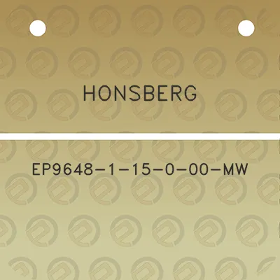 honsberg-ep9648-1-15-0-00-mw