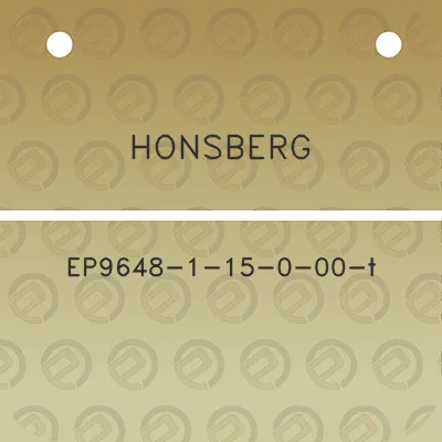 honsberg-ep9648-1-15-0-00-t