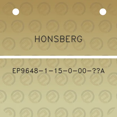 honsberg-ep9648-1-15-0-00-a