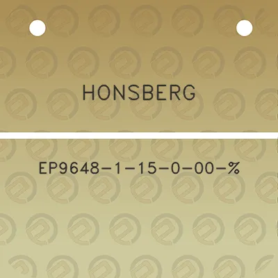 honsberg-ep9648-1-15-0-00