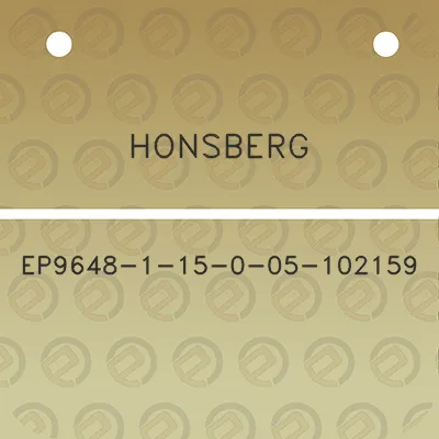 honsberg-ep9648-1-15-0-05-102159