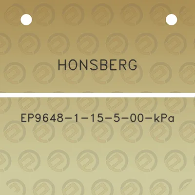 honsberg-ep9648-1-15-5-00-kpa