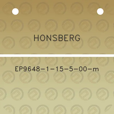 honsberg-ep9648-1-15-5-00-m