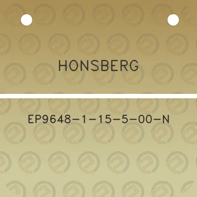 honsberg-ep9648-1-15-5-00-n