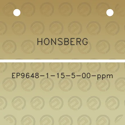 honsberg-ep9648-1-15-5-00-ppm