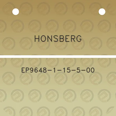 honsberg-ep9648-1-15-5-00