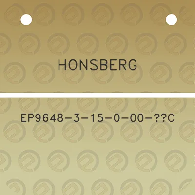 honsberg-ep9648-3-15-0-00-c