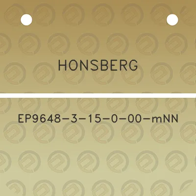 honsberg-ep9648-3-15-0-00-mnn