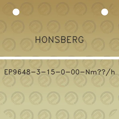 honsberg-ep9648-3-15-0-00-nm3h