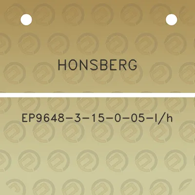 honsberg-ep9648-3-15-0-05-lh