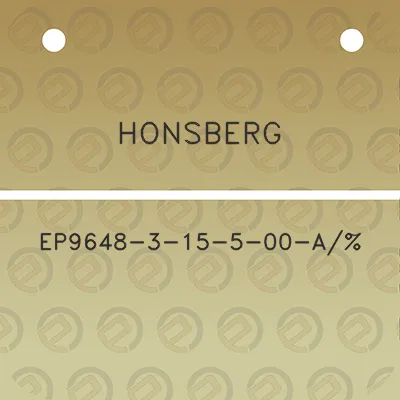 honsberg-ep9648-3-15-5-00-a