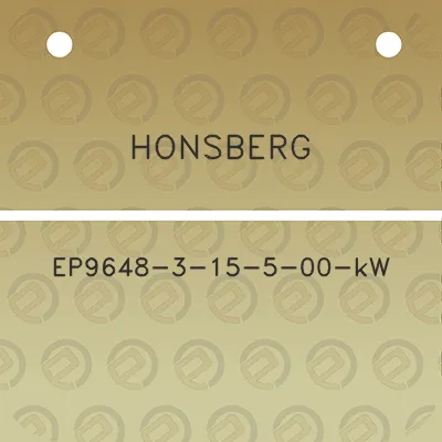 honsberg-ep9648-3-15-5-00-kw