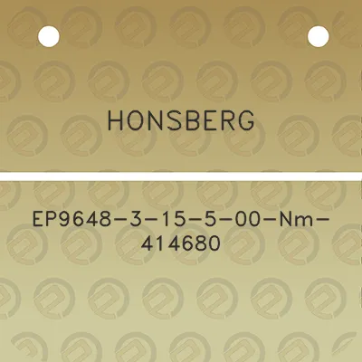 honsberg-ep9648-3-15-5-00-nm-414680