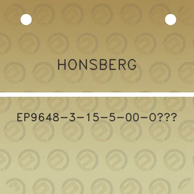 honsberg-ep9648-3-15-5-00-o2