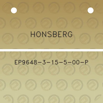 honsberg-ep9648-3-15-5-00-p