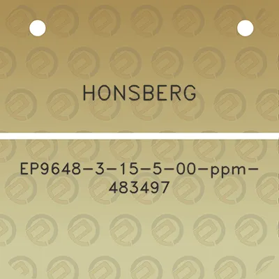 honsberg-ep9648-3-15-5-00-ppm-483497