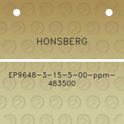 honsberg-ep9648-3-15-5-00-ppm-483500