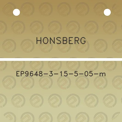 honsberg-ep9648-3-15-5-05-m