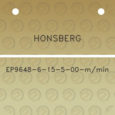 honsberg-ep9648-6-15-5-00-mmin