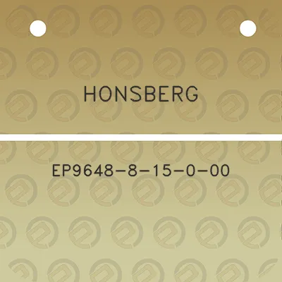 honsberg-ep9648-8-15-0-00