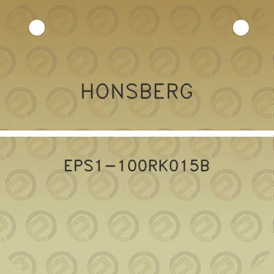 honsberg-eps1-100rk015b