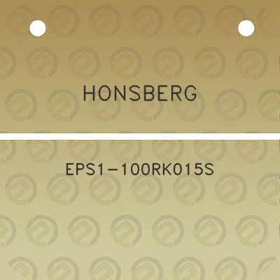 honsberg-eps1-100rk015s