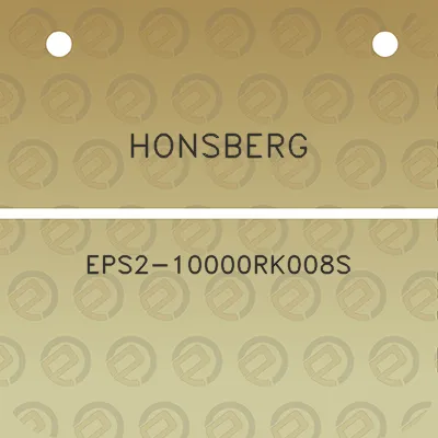 honsberg-eps2-10000rk008s