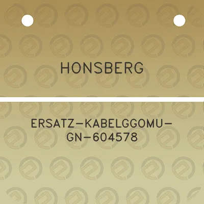 honsberg-ersatz-kabelggomu-gn-604578