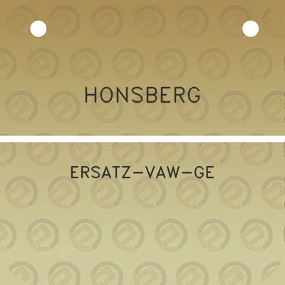 honsberg-ersatz-vaw-ge