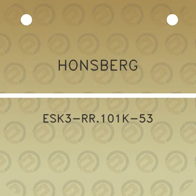 honsberg-esk3-rr101k-53