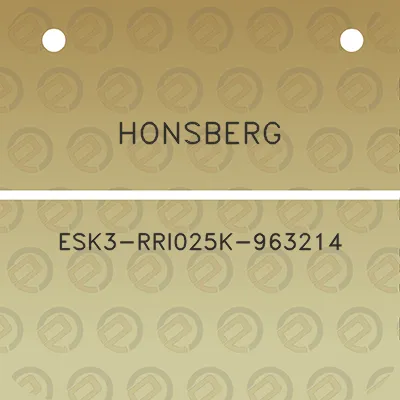 honsberg-esk3-rri025k-963214