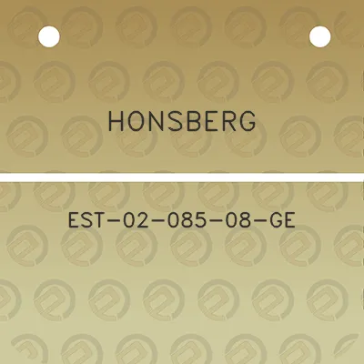 honsberg-est-02-085-08-ge